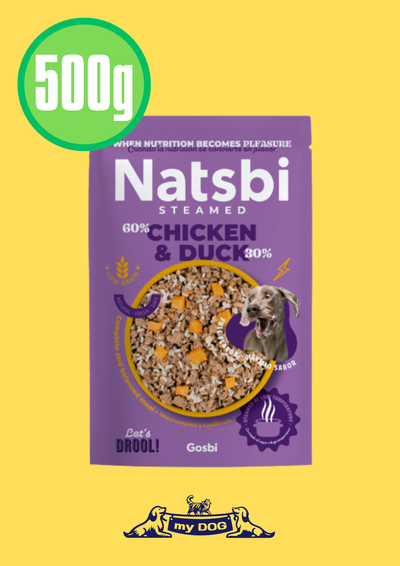 Natsbi (ナツビ) 　チキン＆ダック　500g　DOGウェット