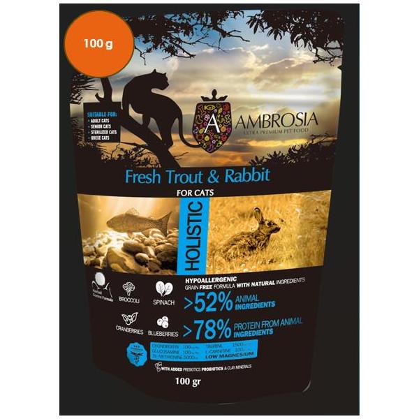 アンブロシア　キャット　トラウト＆ラビット　100g