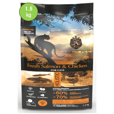 アンブロシア　キャット　サーモン＆チキン　1.5kg