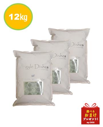 【正規品】　アーガイルディッシュ　グレヴィレア　アダルト　12kg　【4kg×3】