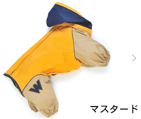 WHCY　ＪコートＢ　5号〜6号　犬用　レインコート