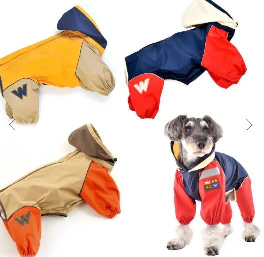 WHCY　ＪコートＢ　ＸＳ〜ＳＳ　犬用　レインコート