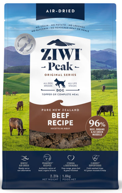 ジウィピーク　エアドライ・ドッグフード　NZグラスフェッドビーフ　1kg