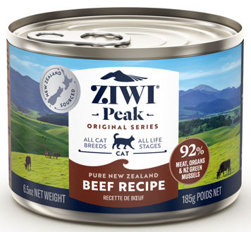 ジウィピーク　キャット缶　NZグラスフェッドビーフ　185g