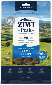 ジウィピーク　エアドライ・キャットフード　ラム　400g