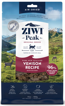 ジウィピーク　エアドライ・キャットフード　ベニソン　400g