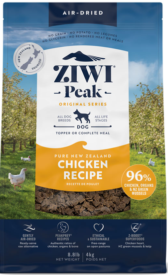 ジウィピーク　エアドライ・ドッグフード　ＮＺフリーレンジ　チキン　4kg