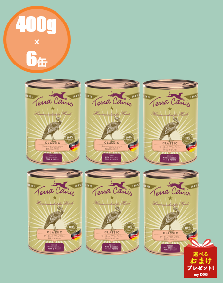 テラカニス　クラシック　ターキー　400g×6缶