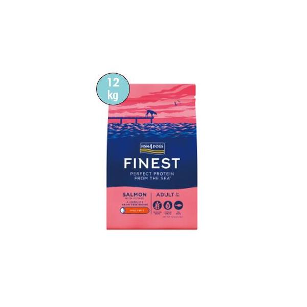 フィッシュ4　ドッグ　サーモン　小粒　12kg　【ティドラ15gおまけ付き】