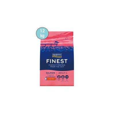 フィッシュ4　ドッグ　サーモン　小粒　12kg　【ティドラ15gおまけ付き】