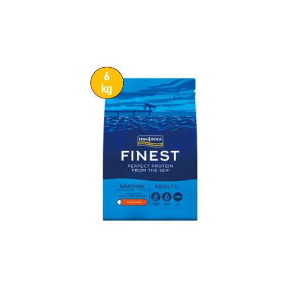 フィッシュ4　ドッグ　サーディン　6kg　【ティドラ15gおまけ付き】