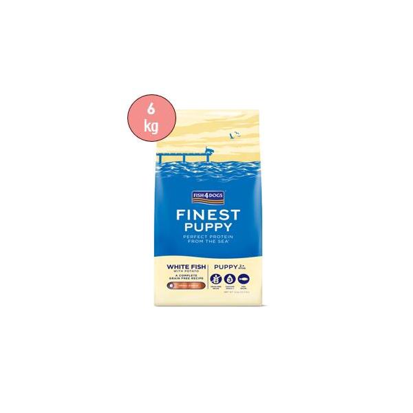 フィッシュ4　ドッグ　パピー　コンプリート　6kg　【ティドラ15gおまけ付き】
