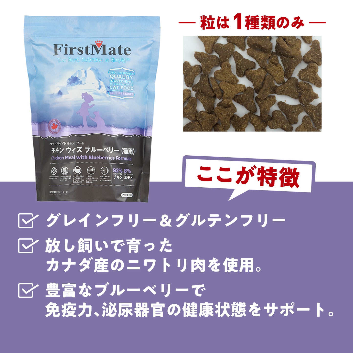 ファーストメイト　猫用　チキン　1.8kg