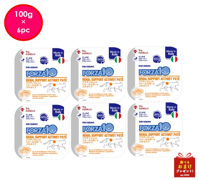 フォルツァ10　猫用　リナール　アクティウェット　100g　6個セット
