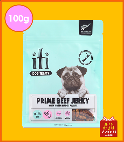 iti　イティ　トリーツ　犬用　凝縮カットビーフ　腸内ケア　100g