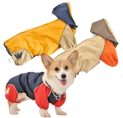 WHCY　ＪコートＢ　コーギー用　犬用　レインコート