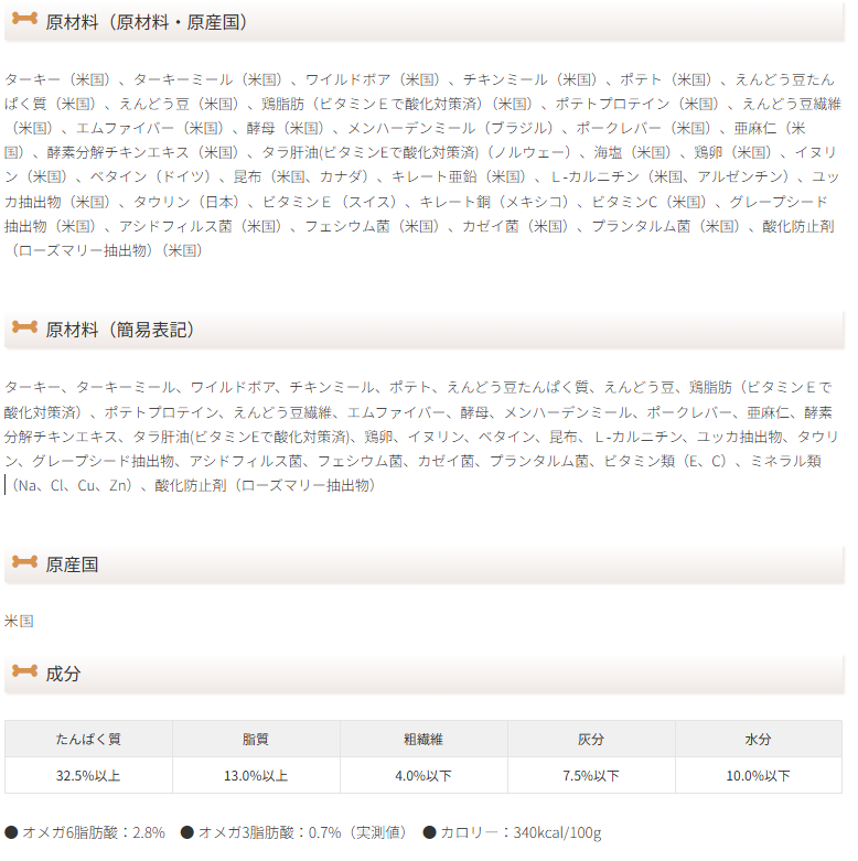 ナチュラルハーベスト　マイリトルダーリン　1.1kg×6個