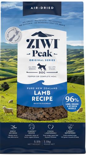 ジウィピーク　エアドライ・ドッグフード　ラム　2.5kg