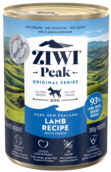 ジウィピーク　ドッグ缶　ラム　390g