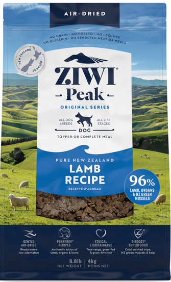 ジウィピーク　エアドライ・ドッグフード　ラム　4kg