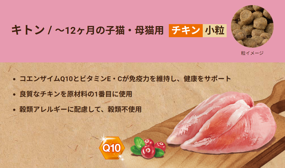 セレクトバランス　グレインフリー　猫　キトン　チキン　小粒　400g