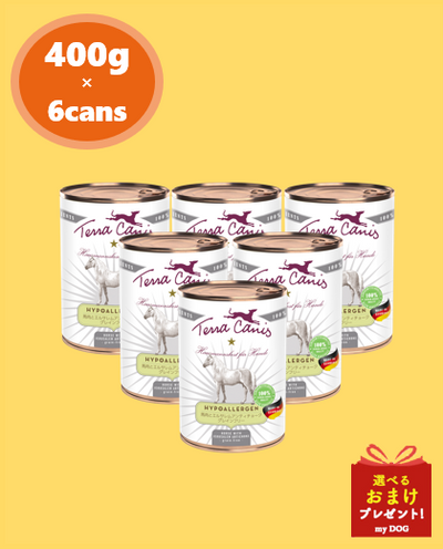 テラカニス　ハイポ　馬肉　400g×6缶