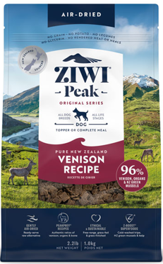 ジウィピーク　エアドライ・ドッグフード　ベニソン　1kg
