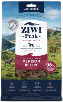 ジウィピーク　エアドライ・ドッグフード　ベニソン　454g